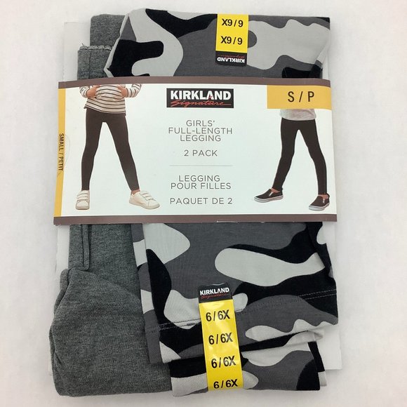 Kirkland | Girl's Full Length Leggings | 2 Pack - Picture 1 of 3